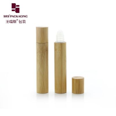 কেনা BPP-8ML প্রাকৃতিক বাঁশ কাঠের ক্যাপ প্লাস্টিকের রোলার বোতল ব্যক্তিগত যত্ন প্যাকেজিং জন্য অনলাইনে উৎপাদন