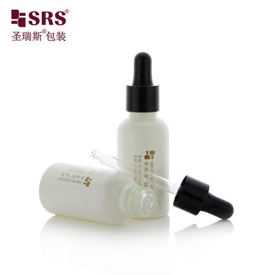 কেনা D001- 50ml সাদা লেপযুক্ত গ্লাস খালি ড্রপপার বোতল 5-100ml মুখের সিরাম জন্য অনলাইনে উৎপাদন