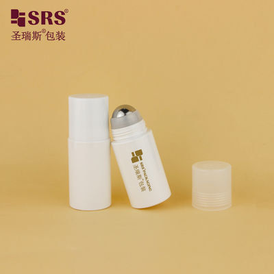 কেনা PET30-50ML হোয়াইট পিইটি রোল বোতল উপর স্ক্রু ক্যাপ এবং বড় ইস্পাত রোলার বল সঙ্গে অনলাইনে উৎপাদন