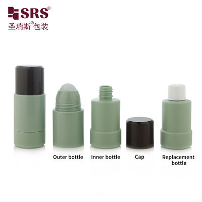 কেনা RPPE ((P) -50ML খালি ম্যাট অভ্যন্তরীণ বোতল আর্মি গ্রিন কাস্টম ডিওডোর্যান্ট রোল অন বোতল ডিসইনফেকশন ব্যবহারের জন্য 50 মিলি ক্যাপাসিটি সহ অনলাইনে উৎপাদন