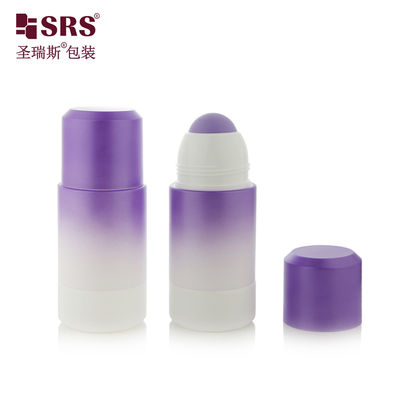 কেনা RPPE ((P) -75ML কারখানার সরাসরি বিক্রয় খালি সুগন্ধি ব্র্যান্ডিং হোয়াইট বেগুনি গ্রেডিয়েন্ট পুনরায় পূরণযোগ্য রোল বোতলে লোগো সহ বেগুনি ফাঁকা রোলার বল দিয়ে মুদ্রণ অনলাইনে উৎপাদন