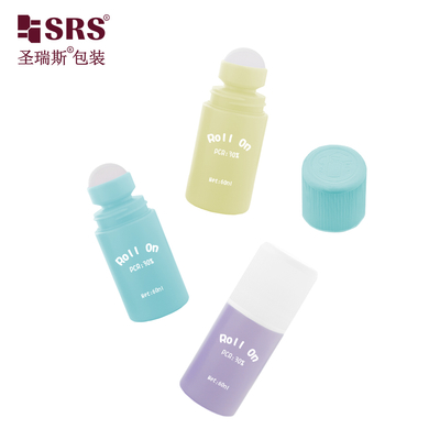 কেনা RPPA1-50ml Empty Round Plastic Roller Bottle With CRC Cap For Children Product অনলাইনে উৎপাদন