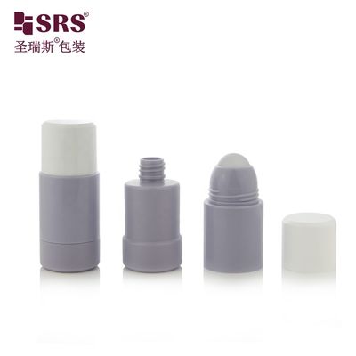 কেনা 50ml প্রসাধনী সামগ্রীর জন্য পিপি পিসিআর রিফিলযোগ্য রোল-অন বোতল অনলাইনে উৎপাদন