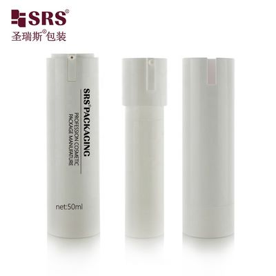 কেনা 15ml 30ml 50ml AS+PP Refillable Airless Pump Bottle for Cosmetic Serum অনলাইনে উৎপাদন