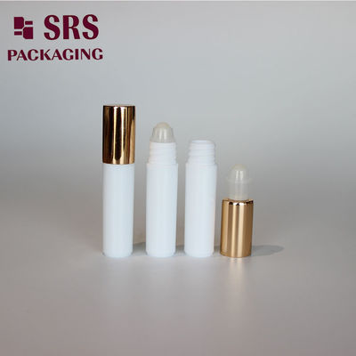 কেনা SRS গোল্ড অ্যালুমিনিয়াম ক্যাপ সহ 5ml সাদা প্লাস্টিকের রোল বোতল অনলাইনে উৎপাদন