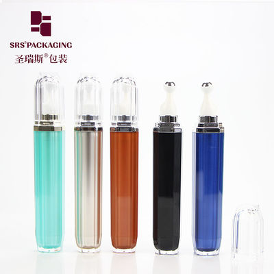 কেনা SRS Luxury Empty Mini Acrylic Cosmetic Roller Bottle 15ml For Eye Cream (এসআরএস লাক্সারি খালি মিনি এক্রাইলিক কসমেটিক রোলার বোতল ১৫ মিলি চোখের ক্রিমের জন্য) অনলাইনে উৎপাদন