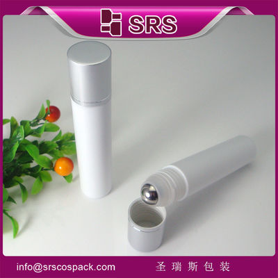 রোল অন বোতল পাইকারি, 10ml সাদা প্লাস্টিকের বোতল আকৃতি নকশা