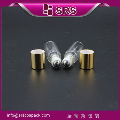 গ্লাস রোলার বল বোতল এবং 3ml প্রয়োজনীয় তেল বোতল