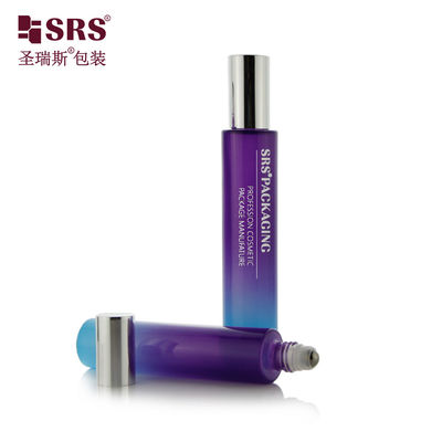 GB1-15ml কালো ক্যাপ সহ কাস্টমাইজড প্রয়োজনীয় তেল রোলার বোতল