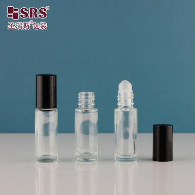 কাস্টমাইজড ওয়াল গ্লাস রোলার বোতল 4ml 5ml 8ml 10ml ত্বকের যত্ন এবং সুগন্ধি জন্য