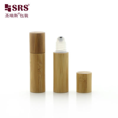 BPP ((S) -5ML তেল মিশ্রণ ফাঁকা রোলার বোতল বাঁশের বাইরের পিপি অভ্যন্তরীণ এসএস বল সঙ্গে