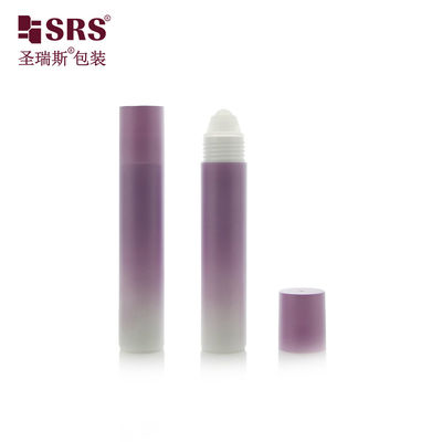 RPP ((P) -20ml পিপি রোলার বল অ্যাপ্লিকেটর বোতল লেপ সহ খালি ম্যাট গ্রেডিয়েন্ট রঙ