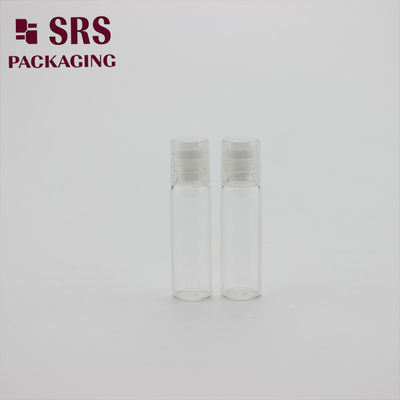 SRS প্লাস্টিকের ক্যাপ সহ বোতলে 5ml স্বচ্ছ রঙের পাইকারি গ্লাস রোল