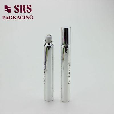 সিলভার অ্যালুমিনিয়াম ক্যাপ সহ বোতলে SRS খালি 15ml রূপা গ্লাস রোল