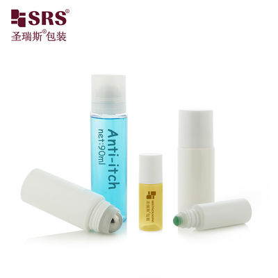 PET30-90ML 304 SUS বল সহ বোতলে স্বচ্ছ প্লাস্টিকের পিইটি রোল