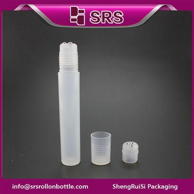 তিন ইস্পাত রোলার বল সঙ্গে কসমেটিক খালি ঠান্ডা 15ml প্লাস্টিকের বোতল