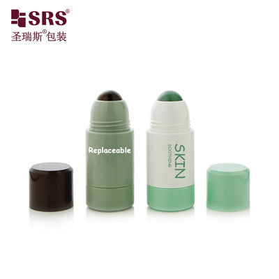 RPPE 50ml পরিবেশ বান্ধব রোল অন কনটেইনার প্রাথমিক প্যাকেজিং রত্নগহ্বর বলের সাথে তরল ডিওডোর্যান্ট সূত্র ধারণের জন্য