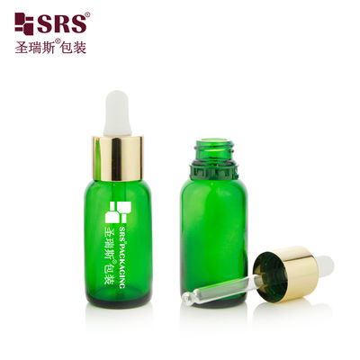 High Quality 30ml 60ml Glass Dropper Bottle with Aluminum Tamper Evident Cap for Essential Oil