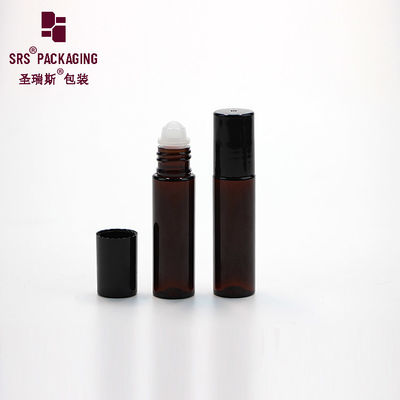 অ্যাম্বার গ্লাস ইনার সিল পিইটি রোল অন বোতল 10ML ফার্মাসিউটিক্যাল এন্টি ইটচ পারফিউমের জন্য