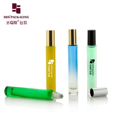 GB1-10ML খালি গোলাকার গ্লাস রোলার বল বোতল লেপ 10ML অপরিহার্য তেল জন্য