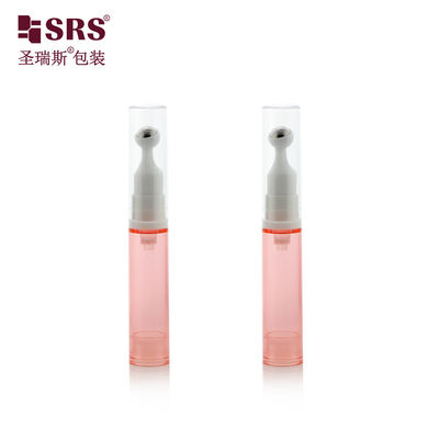 A0031-10ml AS প্লাস্টিকের চোখের ক্রিম রোলার বোতল ইস্পাত বল বায়ুহীন পাম্প সঙ্গে